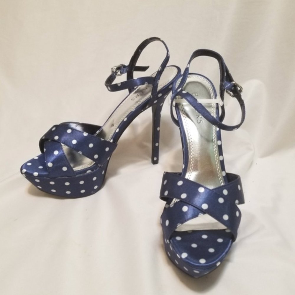 Bakers Polka Dot Platform Heels